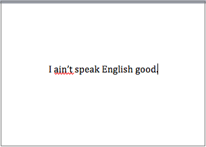English sentence code