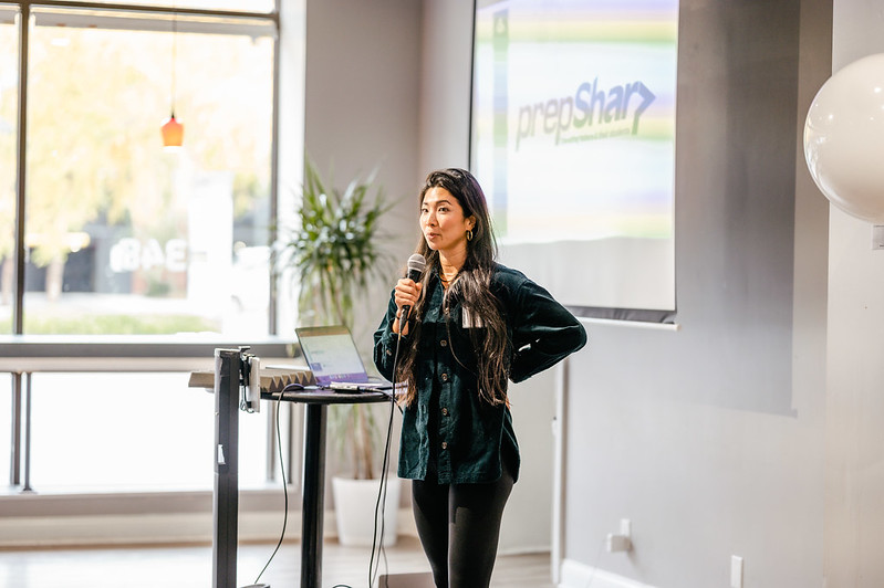 Founder of PrepSharp at Fellowship Demo Day Founder of PrepSharp tells the crowd about her company.